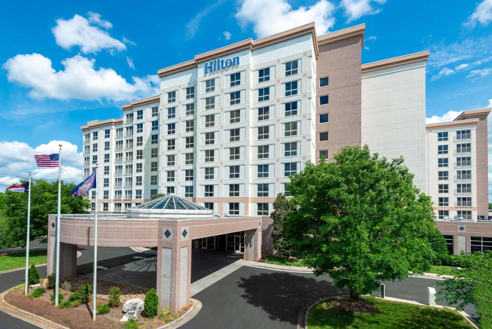 Hilton Charlotte Airport Hotel Exterior foto
